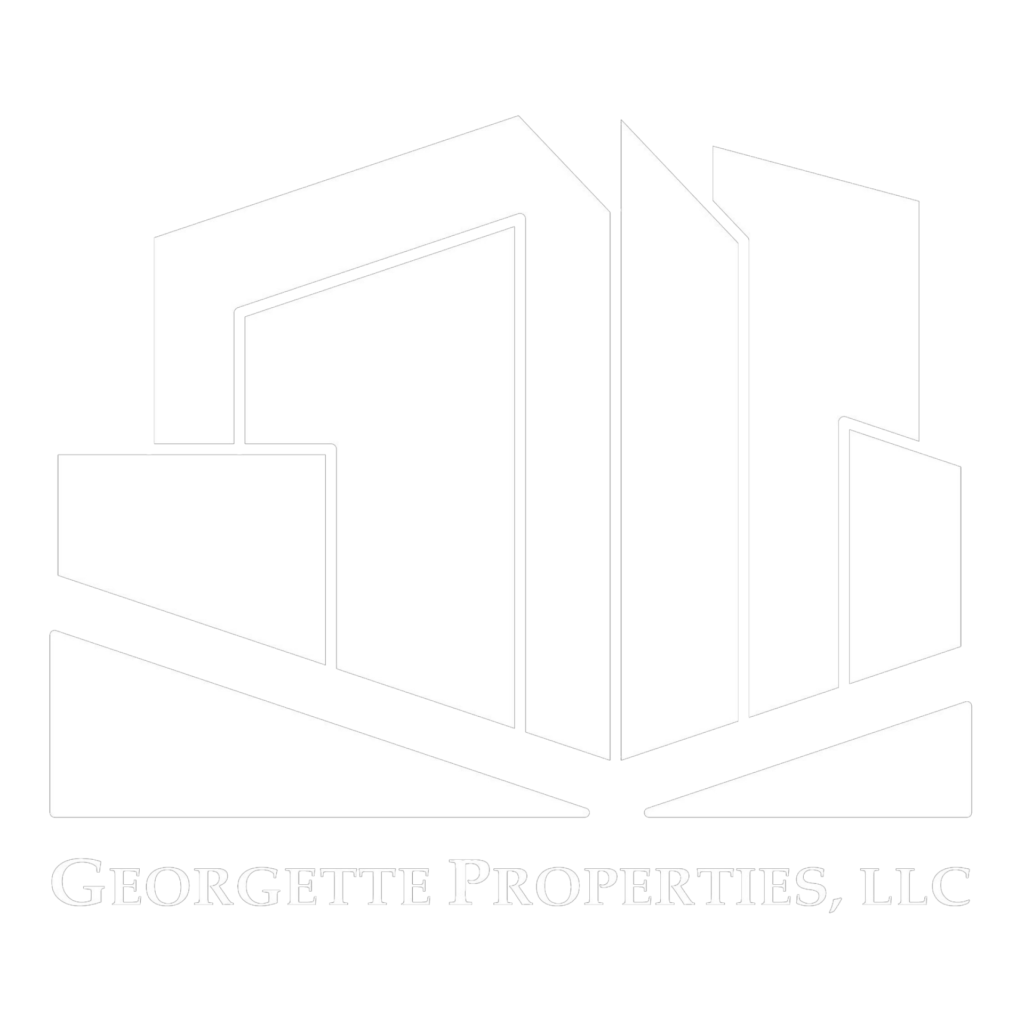 Georgette Properties white logo