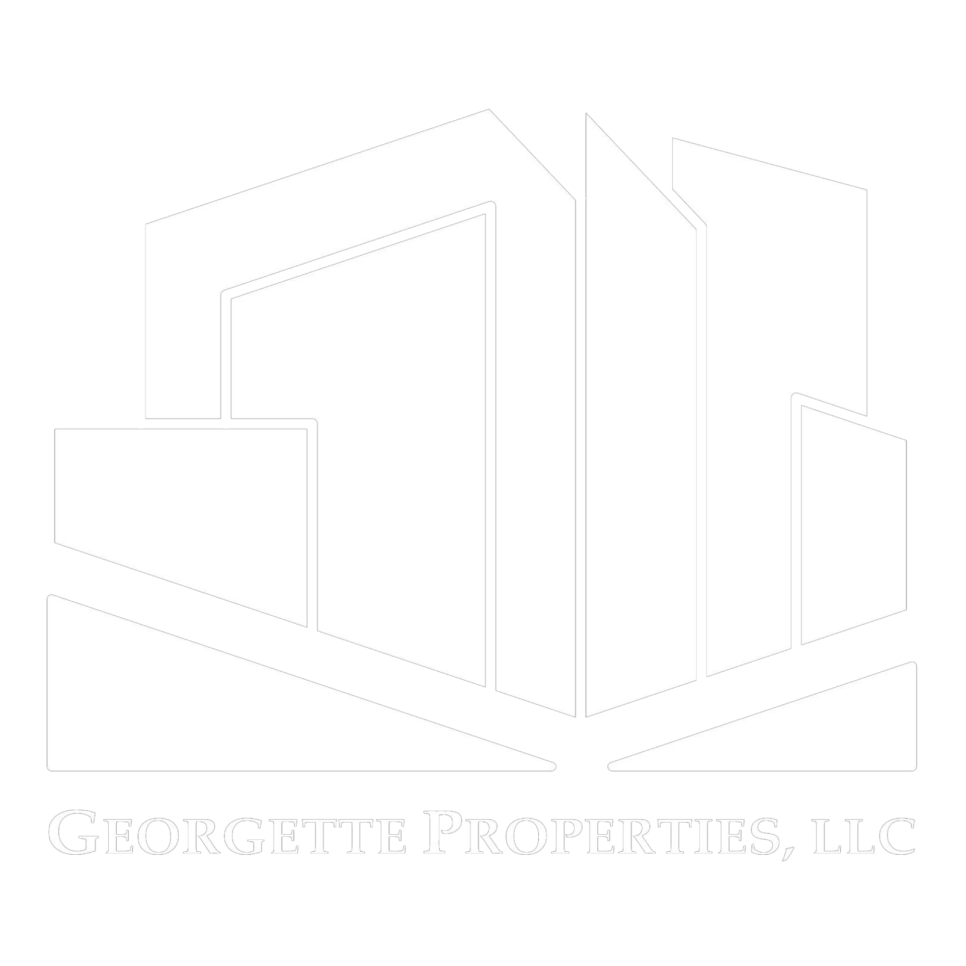 Georgette Properties white logo